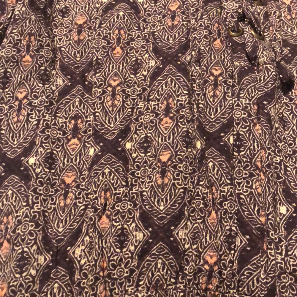 Purple Patterned Romper - Picture 4 of 4